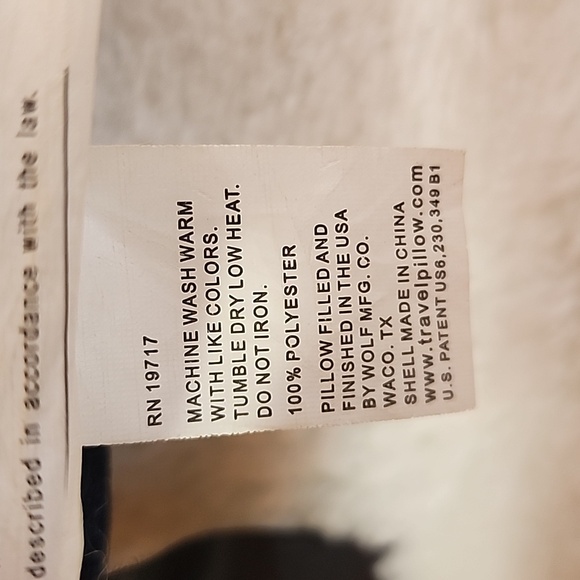 Navy Travel Neck Pillow & Blanket Set - Picture 8 of 10